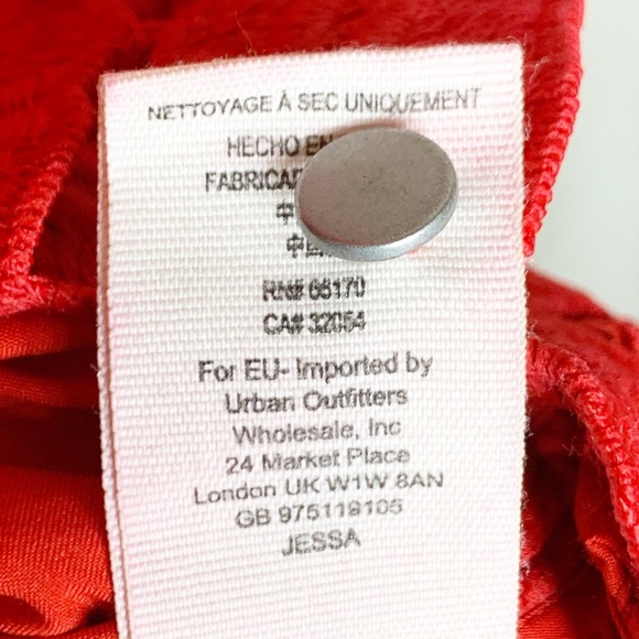 Saylor for Free People Jessa Red Lace Dress - Picture 11 of 12